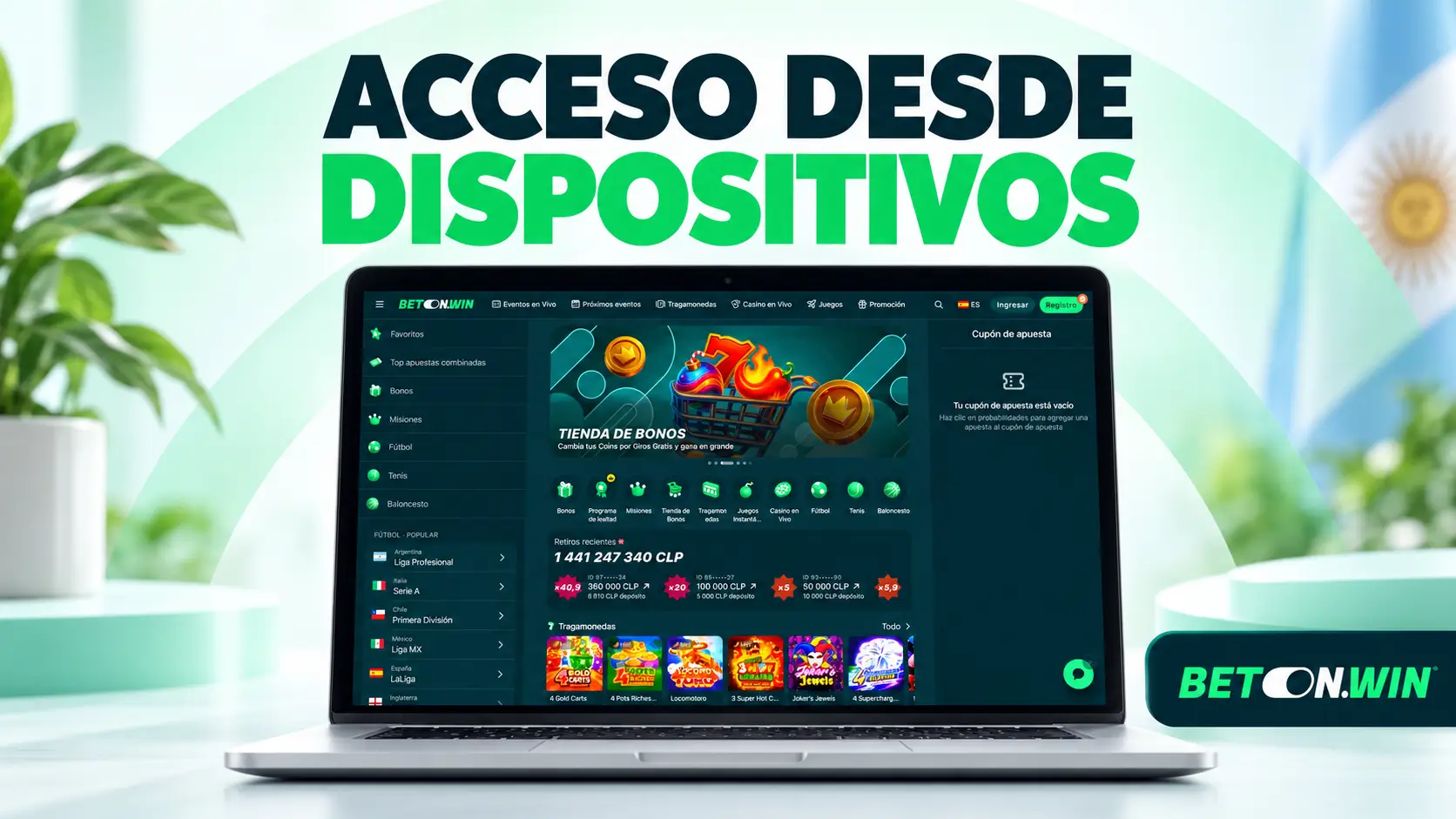 BetOnWin App y alternativas para acceder desde cualquier dispositivo