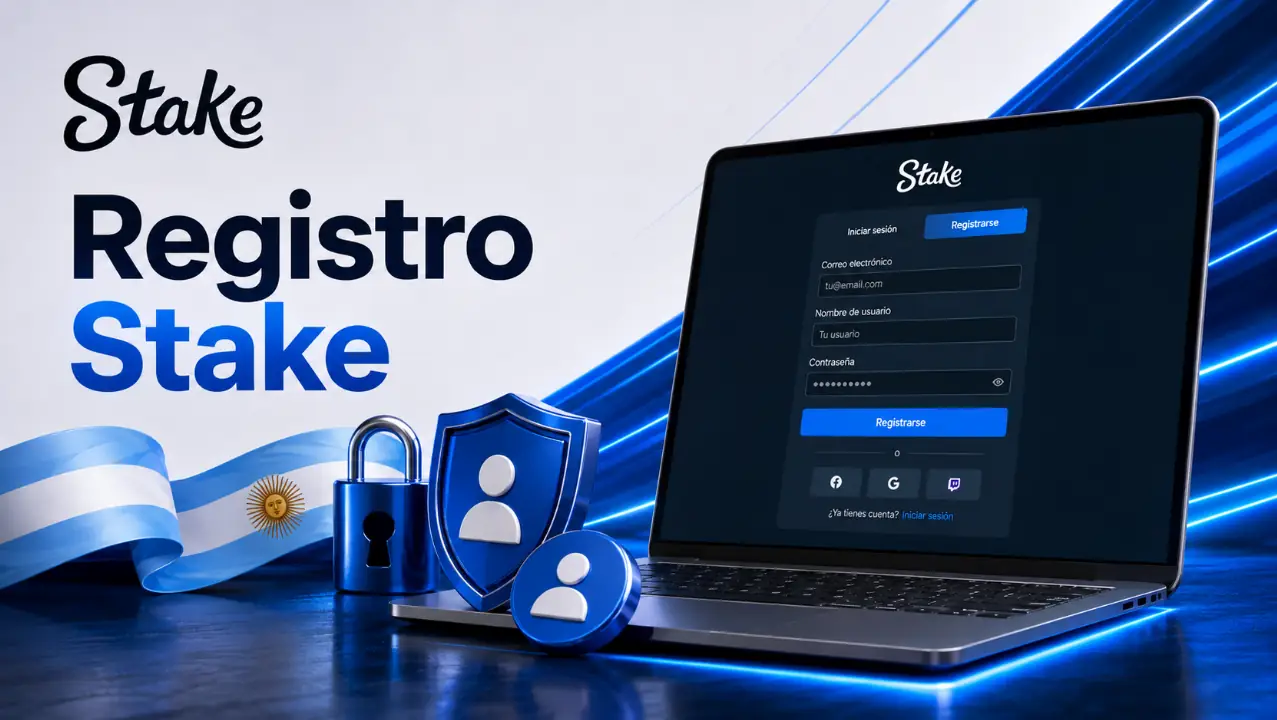 Registro e inicio de sesión en Stake